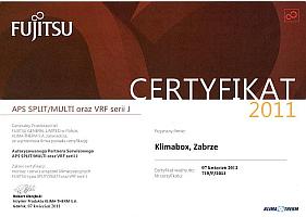 Certyfikat-Fujitsu